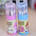 new products 2014 kids body paint hexagonal natural wooden color pencil stationery from china / mini color pencil